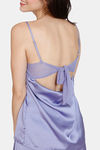 Zivame Paradise Garden Woven Pyjama Set - Chalk Violet — thumbnail 6